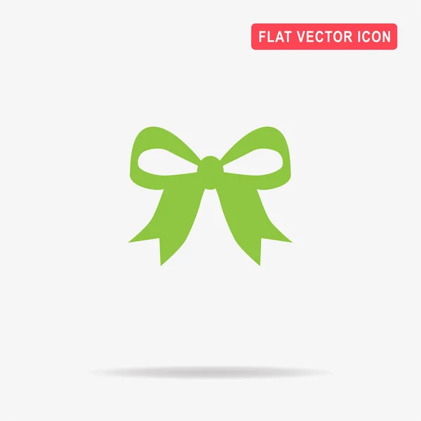 Bow Icon Vector Concept Illustration Design — Stock Vector