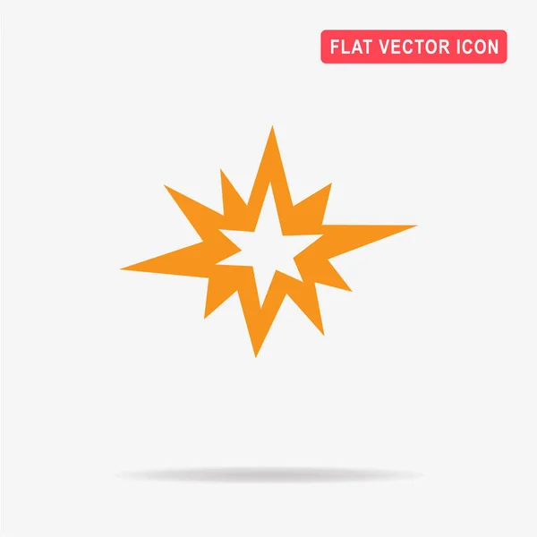 Boom Ikone Vektor Konzept Illustration Für Design — Stockvektor