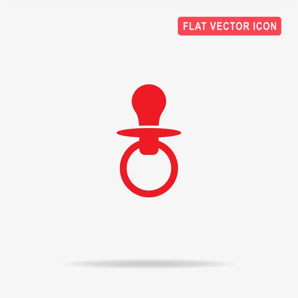 Icono Pezón Ilustración Del Concepto Vectorial Para Diseño — Vector de stock