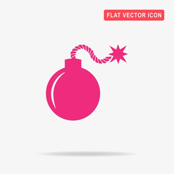 Icono Bomba Ilustración Del Concepto Vectorial Para Diseño — Vector de stock