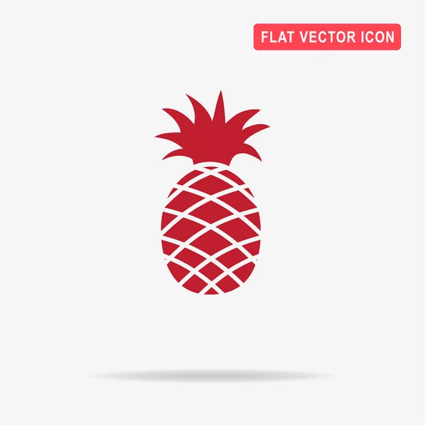 Ananas Symbol Vektor Konzept Illustration Für Design — Stockvektor