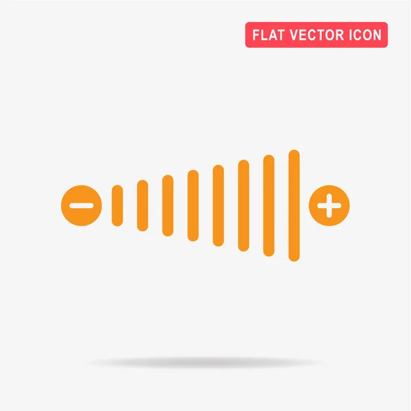 Ícone Volume Ilustração Conceito Vetor Para Design — Vetor de Stock