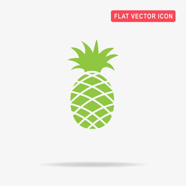 Icône Ananas Illustration Vectorielle Concept Pour Design — Image vectorielle