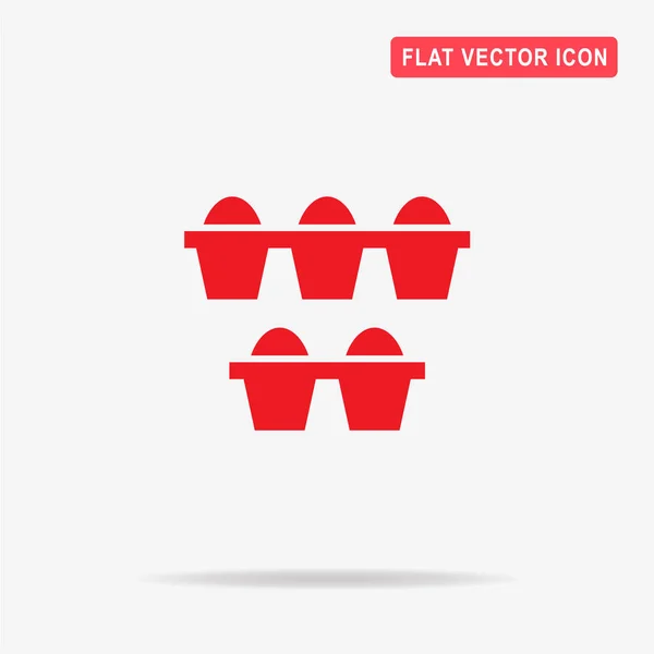 Icono Huevos Ilustración Del Concepto Vectorial Para Diseño — Vector de stock