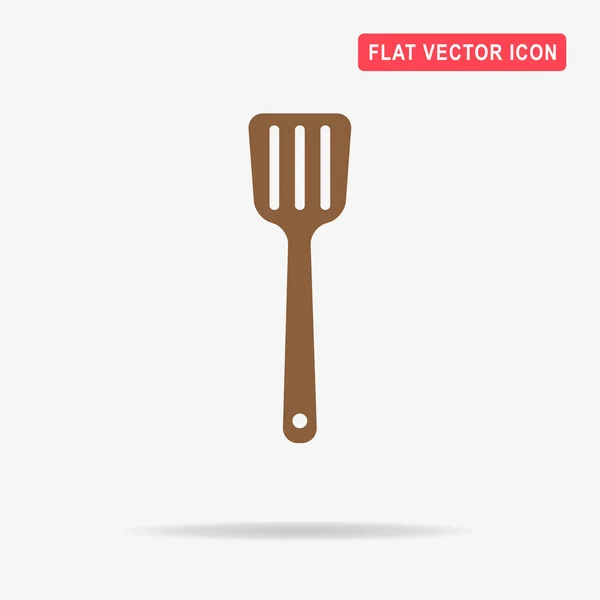 Keuken Spatel Pictogram Vectorillustratie Concept Voor Ontwerp — Stockvector