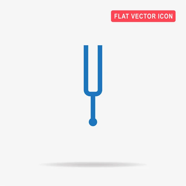 Icône Tuning Fork Illustration Vectorielle Concept Pour Design — Image vectorielle