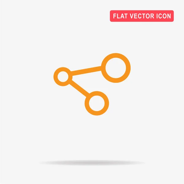 Netzwerk Symbol Vektor Konzept Illustration Für Design — Stockvektor