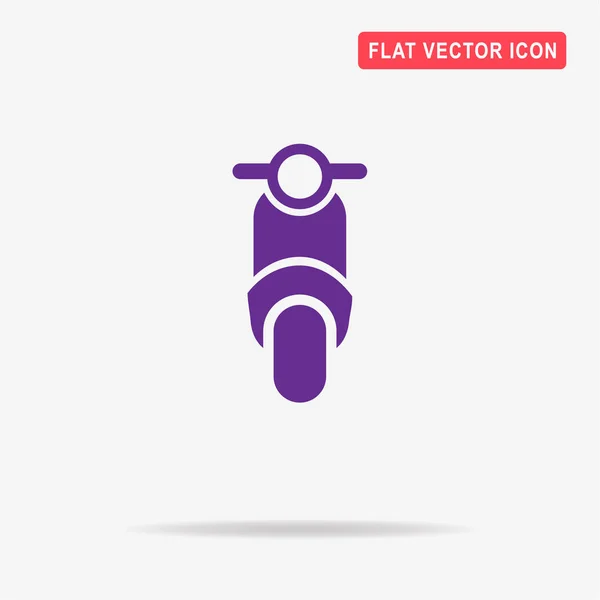 Scooter Icon Vector Concept Illustration Design — Stock Vector