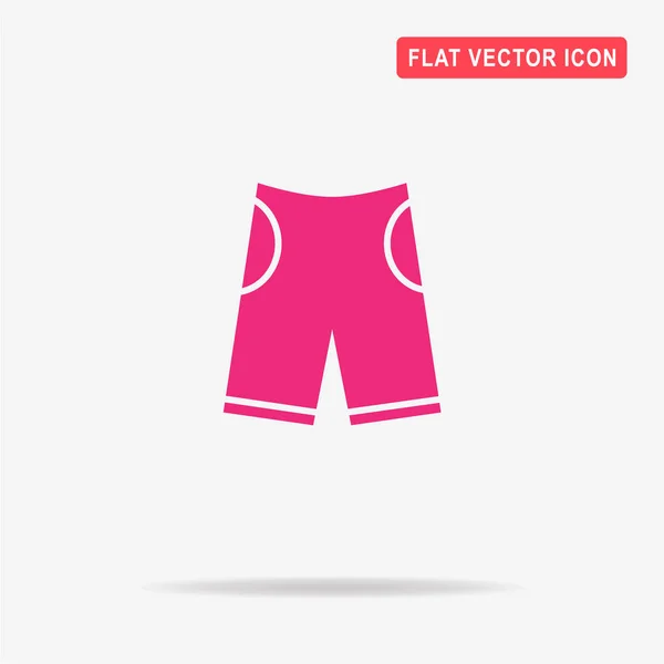 Icono Shorts Ilustración Del Concepto Vectorial Para Diseño — Vector de stock