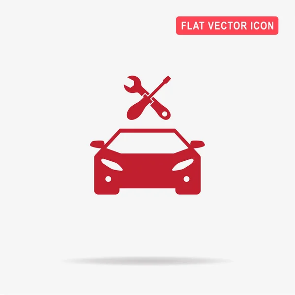 Auto Service Icon Vector Concept Illustration Design — Stock Vector