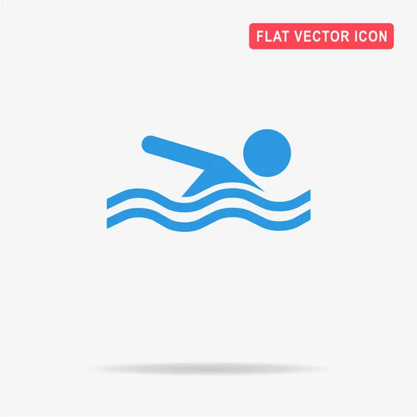 Icono Piscina Ilustración Del Concepto Vectorial Para Diseño — Vector de stock