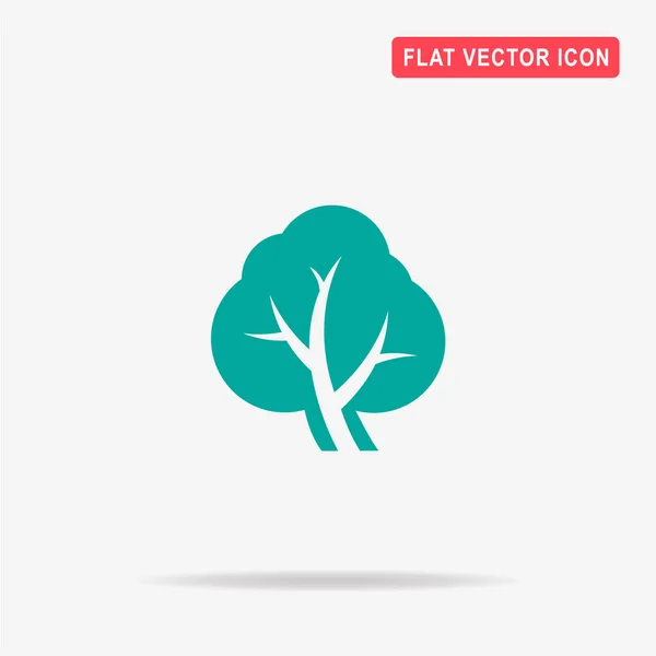 Het Pictogram Van Boom Vectorillustratie Concept Voor Ontwerp — Stockvector