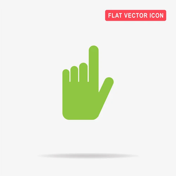 Haz Clic Icono Ilustración Del Concepto Vectorial Para Diseño — Vector de stock