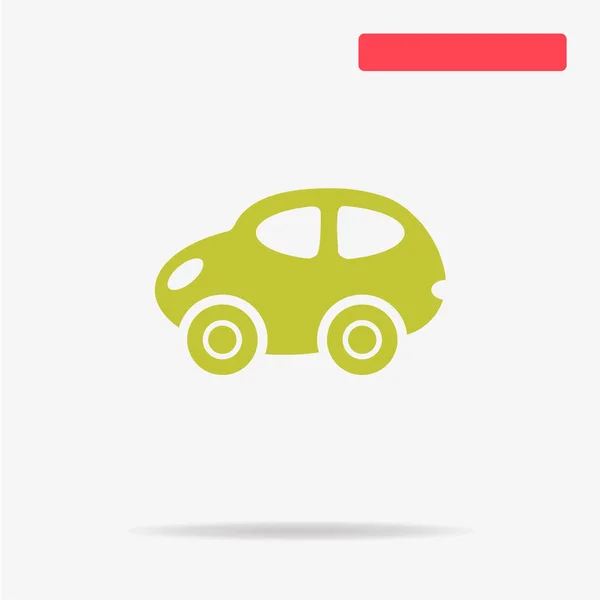 Speelgoed Auto Pictogram Vectorillustratie Concept Voor Ontwerp — Stockvector