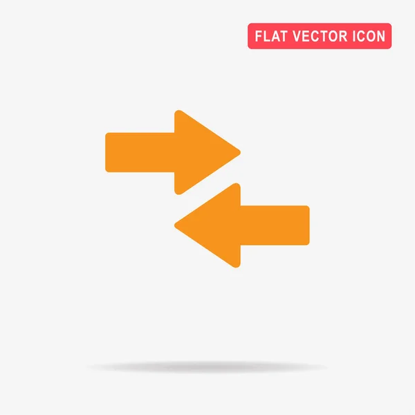 Icono Flecha Ilustración Del Concepto Vectorial Para Diseño — Vector de stock