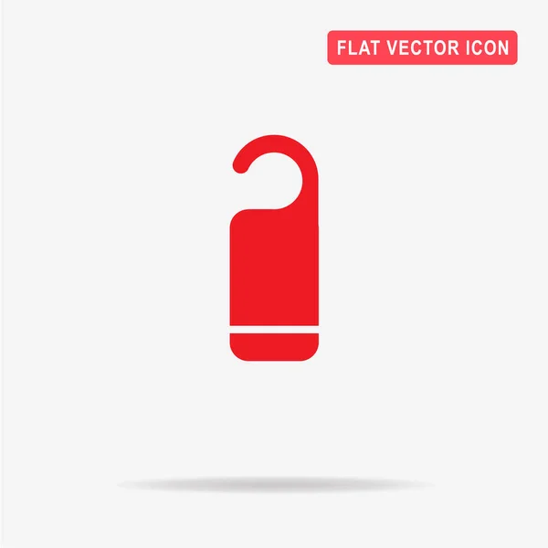 Colgador Icono Insignia Ilustración Del Concepto Vectorial Para Diseño — Vector de stock