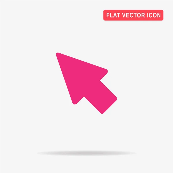 Het Pictogram Van Cursor Vectorillustratie Concept Voor Ontwerp — Stockvector