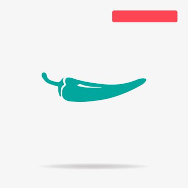 Biber biber simgesi. Vektör konsept illüstrasyon tasarımı için.