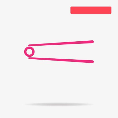 Suşi simgesi. Vektör konsept illüstrasyon tasarımı için.