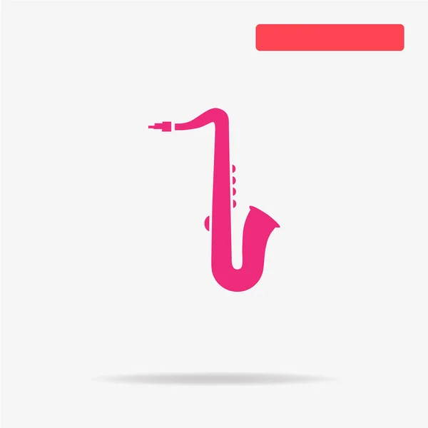 Icône Saxophone Illustration Vectorielle Concept Pour Design — Image vectorielle