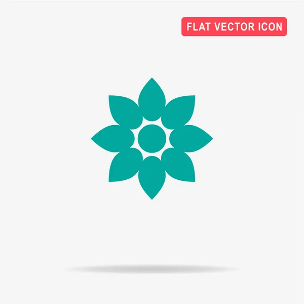 Икона Цветов Векторная Концепция — стоковый вектор