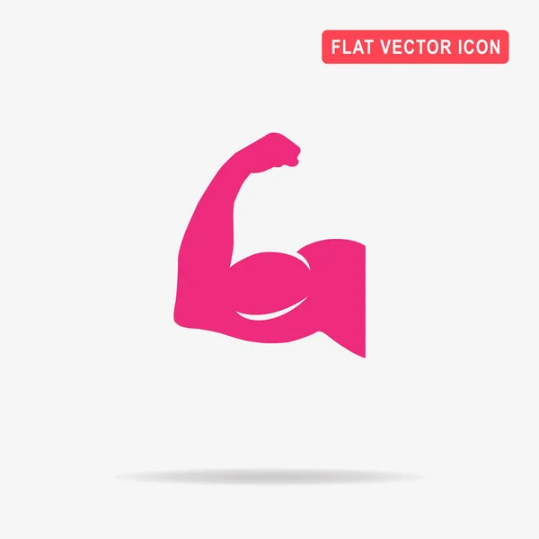 Strong Icon Vector Concept Illustration Design — Stock Vector