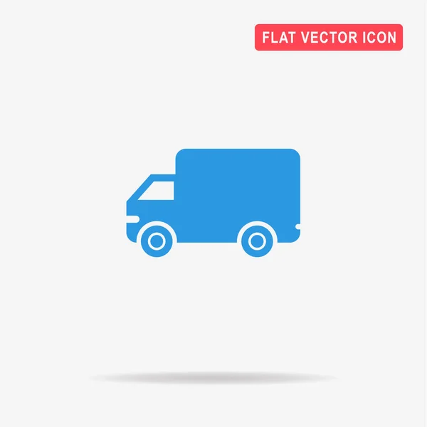 Truck Icon Vector Concept Illustration Design — Stock Vector