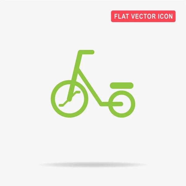 Ícone Bicicleta Bebê Ilustração Conceito Vetor Para Design — Vetor de Stock