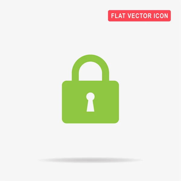 Icono Bloqueo Ilustración Del Concepto Vectorial Para Diseño — Vector de stock