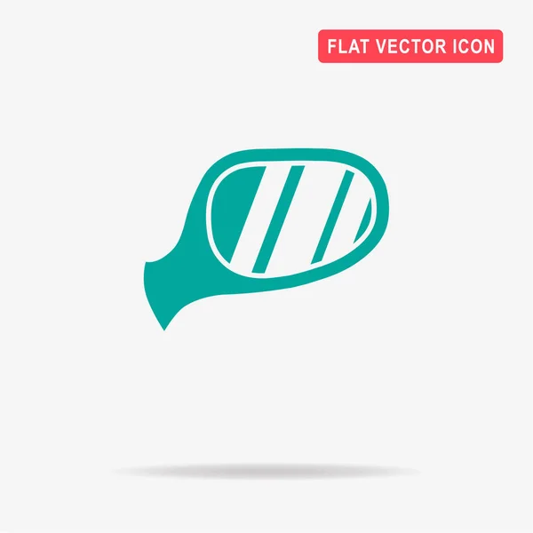 Icono Espejo Automático Ilustración Del Concepto Vectorial Para Diseño — Vector de stock