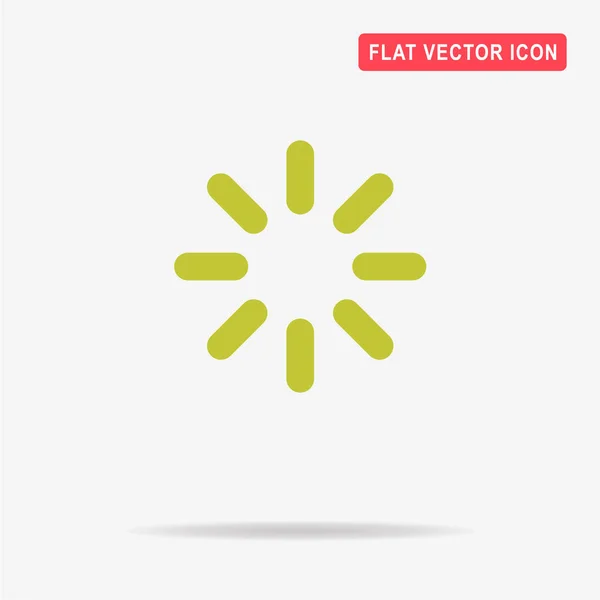 Loading Icon Vector Concept Illustration Design — Stock Vector