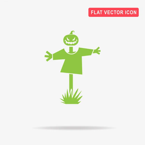 Scarecrow Pictogram Vectorillustratie Concept Voor Ontwerp — Stockvector