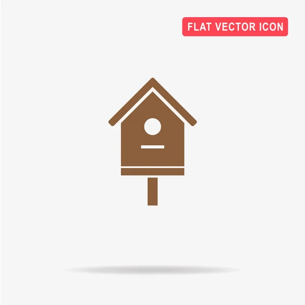 Icono Bird House Ilustración Del Concepto Vectorial Para Diseño — Vector de stock