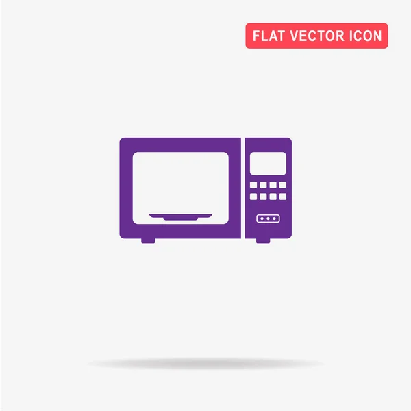 Icône Four Micro Ondes Illustration Vectorielle Concept Pour Design — Image vectorielle