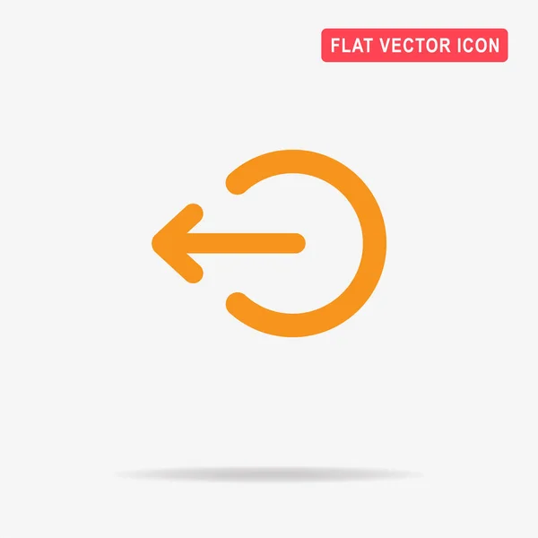 Exit Symbol Vektor Konzept Illustration Für Design — Stockvektor