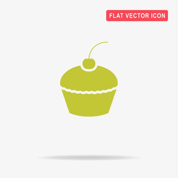 Icône Gâteau Illustration Vectorielle Concept Pour Design — Image vectorielle