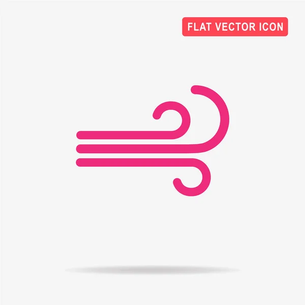 Het Pictogram Van Wind Vectorillustratie Concept Voor Ontwerp — Stockvector