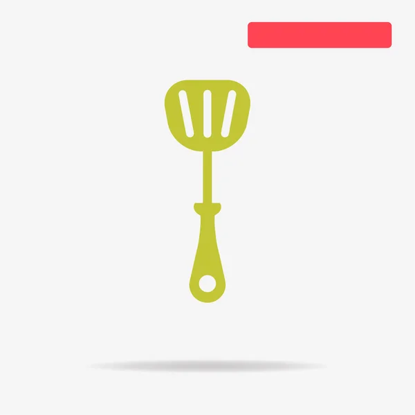 Küchenspachtel Ikone Vektor Konzept Illustration Für Design — Stockvektor