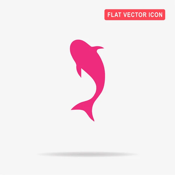 Icono Pescado Ilustración Del Concepto Vectorial Para Diseño — Vector de stock