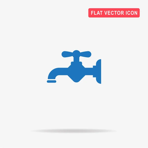 Wasserhahn Symbol Vektor Konzept Illustration Für Design — Stockvektor