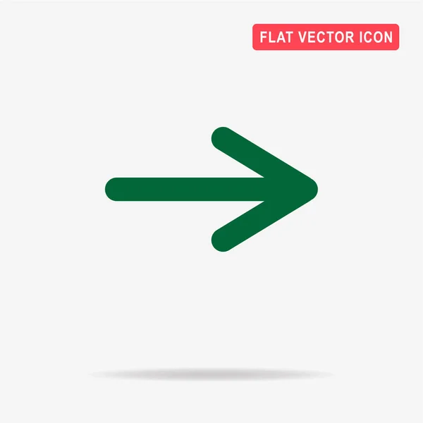 Pfeil Symbol Vektor Konzept Illustration Für Design — Stockvektor