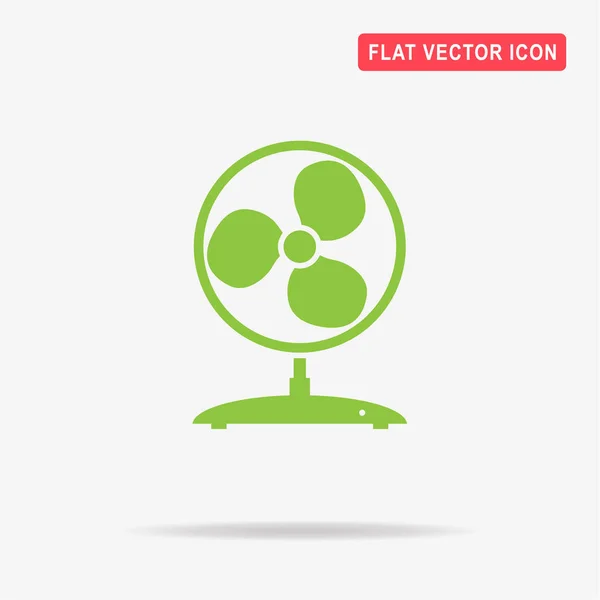 Fan Ikone Vektor Konzept Illustration Für Design — Stockvektor