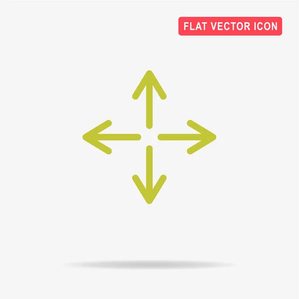 Icône Flèches Illustration Vectorielle Concept Pour Design — Image vectorielle