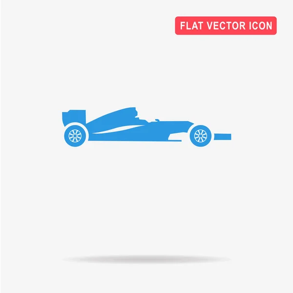 Rennwagen Ikone Vektor Konzept Illustration Für Design — Stockvektor