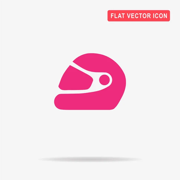 ヘルメット アイコンのレース デザインのベクトルの概念図 — ストックベクタ