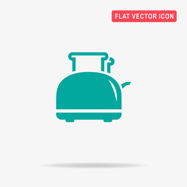 Toaster Symbol Vektor Konzept Illustration Für Design — Stockvektor