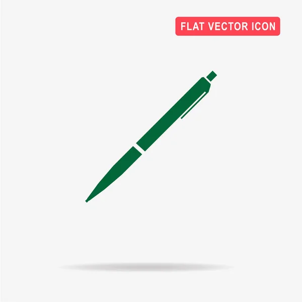 Icono Bolígrafo Ilustración Del Concepto Vectorial Para Diseño — Vector de stock