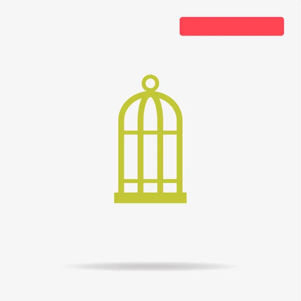 Icona Delle Cellule Degli Uccelli Illustrazione Concettuale Vettoriale Design — Vettoriale Stock
