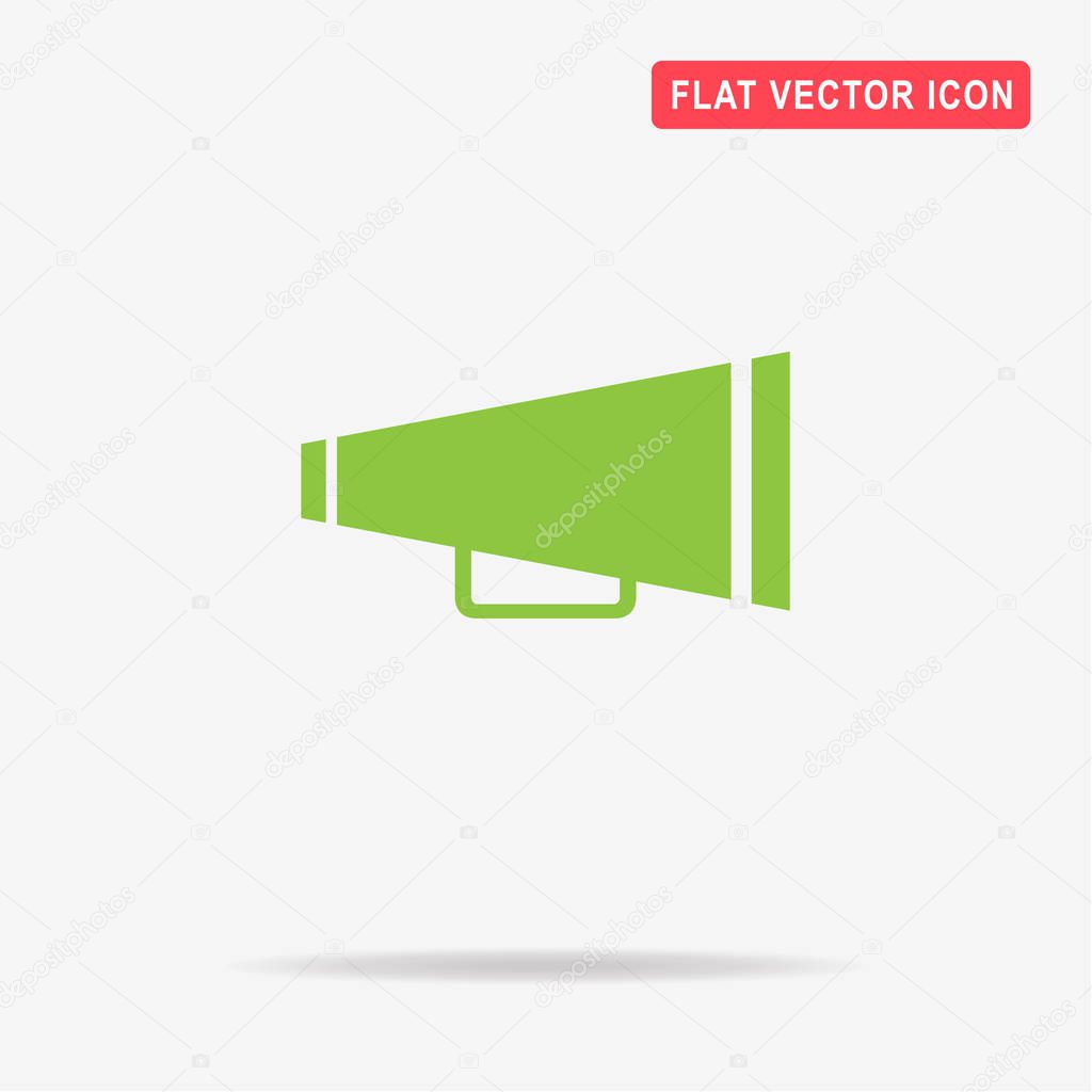 Cheer megaphone icon. Vector concept illustration for design.