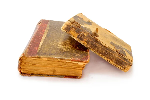 Old Books White Background — Stock Photo, Image